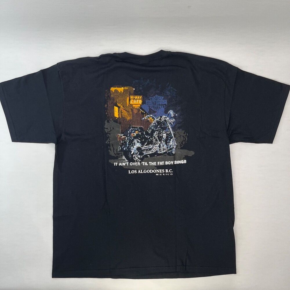 Harley-Davidson IT AIN'T OVER TIL FAT BOY SINGS, Mexico/ Black/ 2XL/ T-Shirt